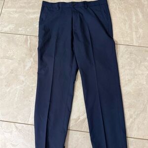 Greg Norman Collection Men's Deep Blue Dress Pants